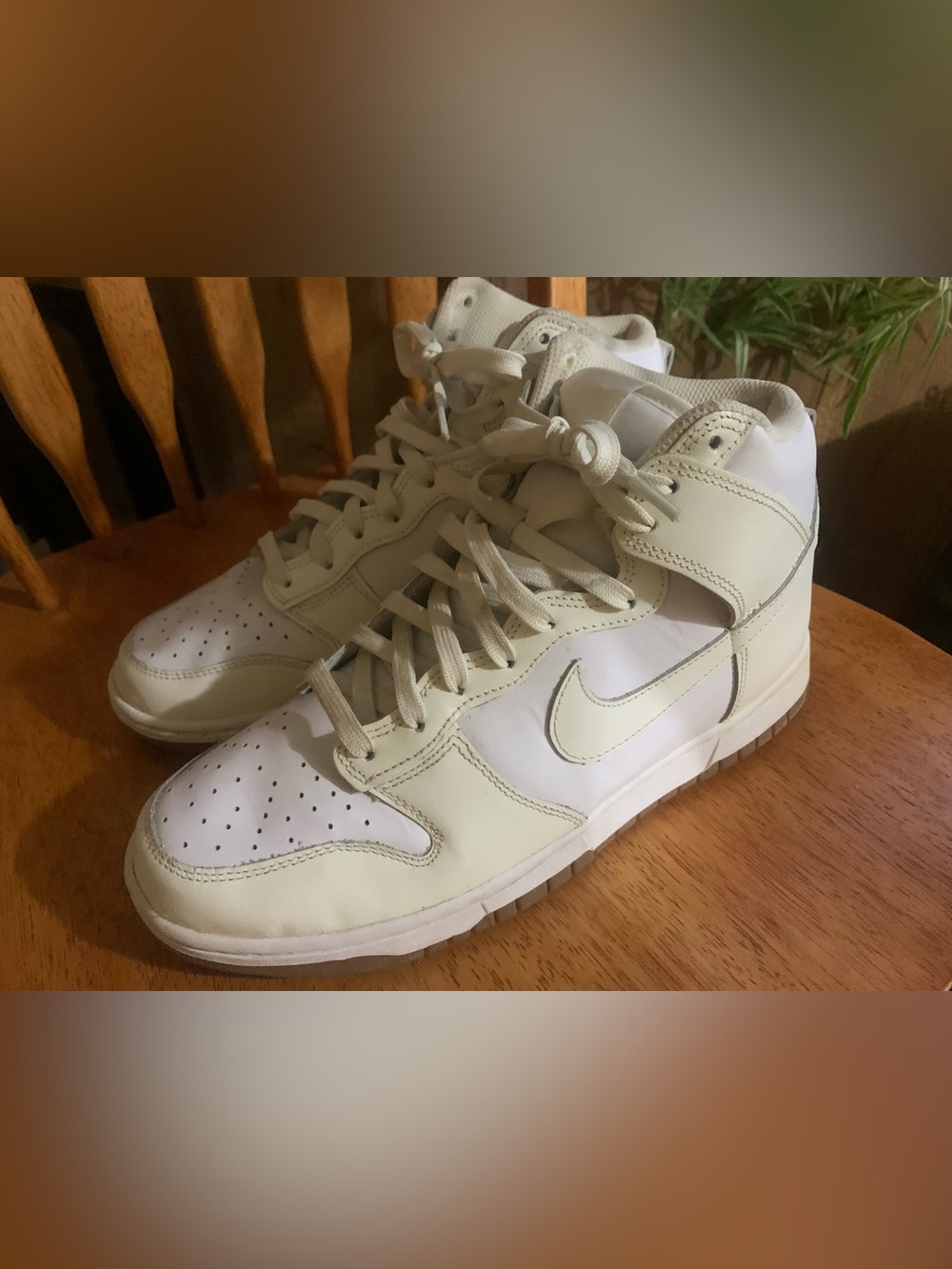 Nike Dunk High Sail Gum White Sneakers - Women’s 9